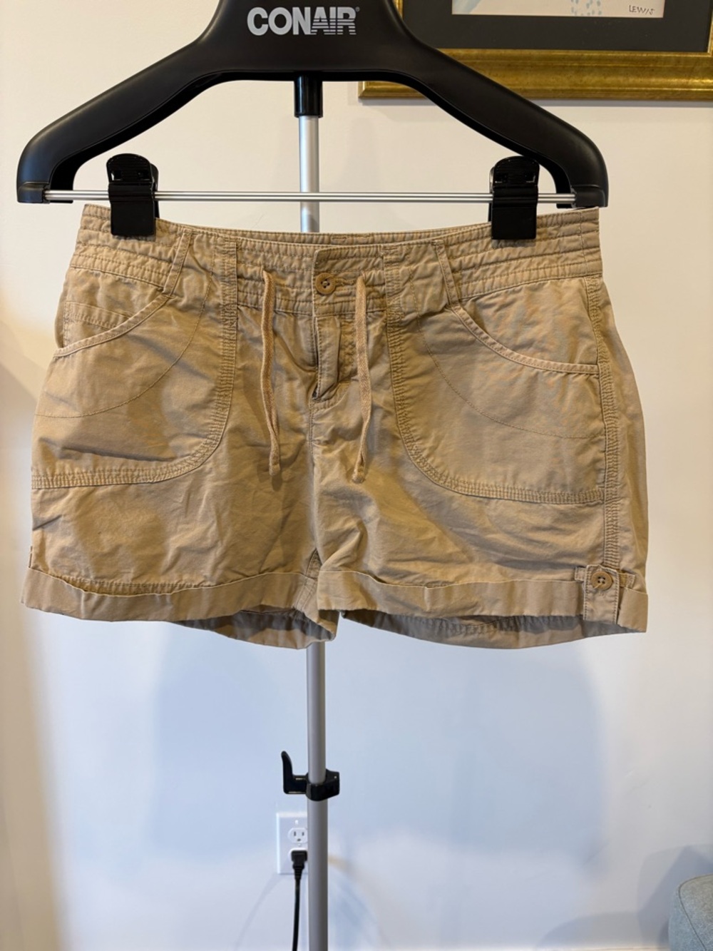 North Face Women’s Casual Drawstring Shorts in Khaki